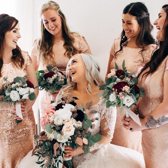 Bridesmaid Proposal Gifts Letter Cosmetic makeup bag bulk for Wedding Party Favors Bachelorette party decorations Toiletry Organizer Bag Makeup Case Gift (8, White)