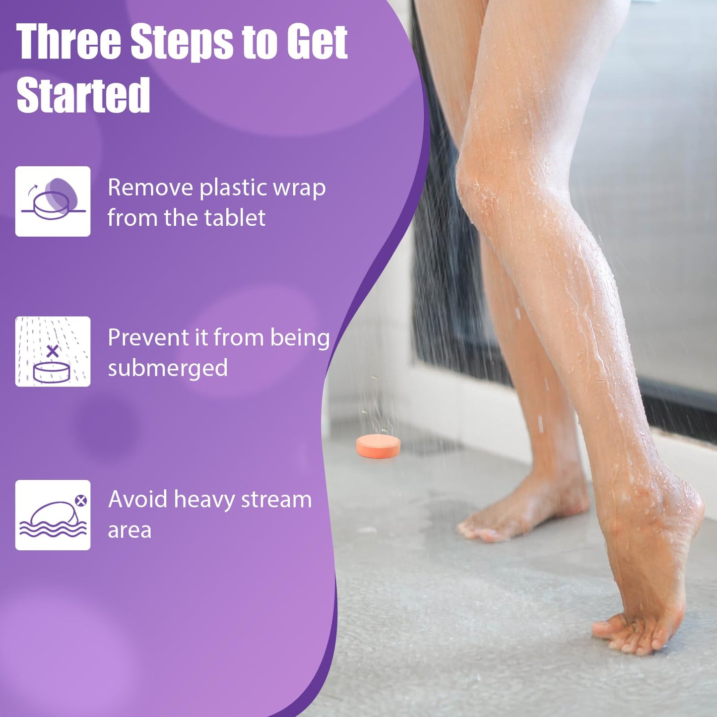 BlissfulOasis Shower Steamers 6 Packs, Shower Bath Bombs with Natural Fragrance, Self-Care & Relaxation Birthday Presents for Loved Ones, Shower Bombs with Valentine's Day Presents for Women and Men