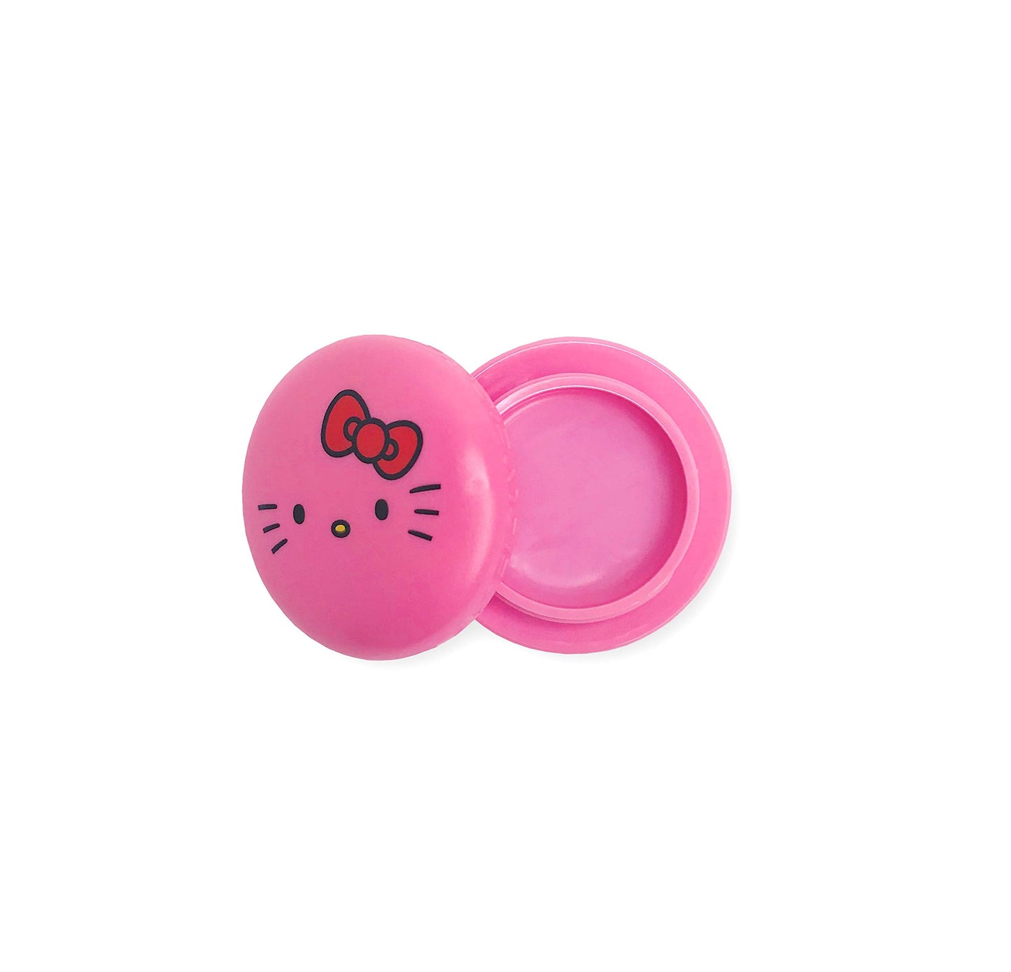 The Crème Shop x Sanrio Hello Kitty Macaron Lip Balm (Hello Kitty Icing On The Cake) Korean Cute Scented Pocket Portable Soothing Advanced Must-Have on-the-go