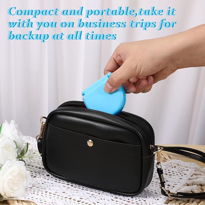 AHQiZFX 20 Pack Portable Sewing Tool Kits, Mini Travel Sewing Kit, Beginner Emergency Sewing Repair Kit with Threads Scissors Hand Sewing Needles, Plastic Sewing Kit, DIY Sewing Supplies (Blue, Pink)