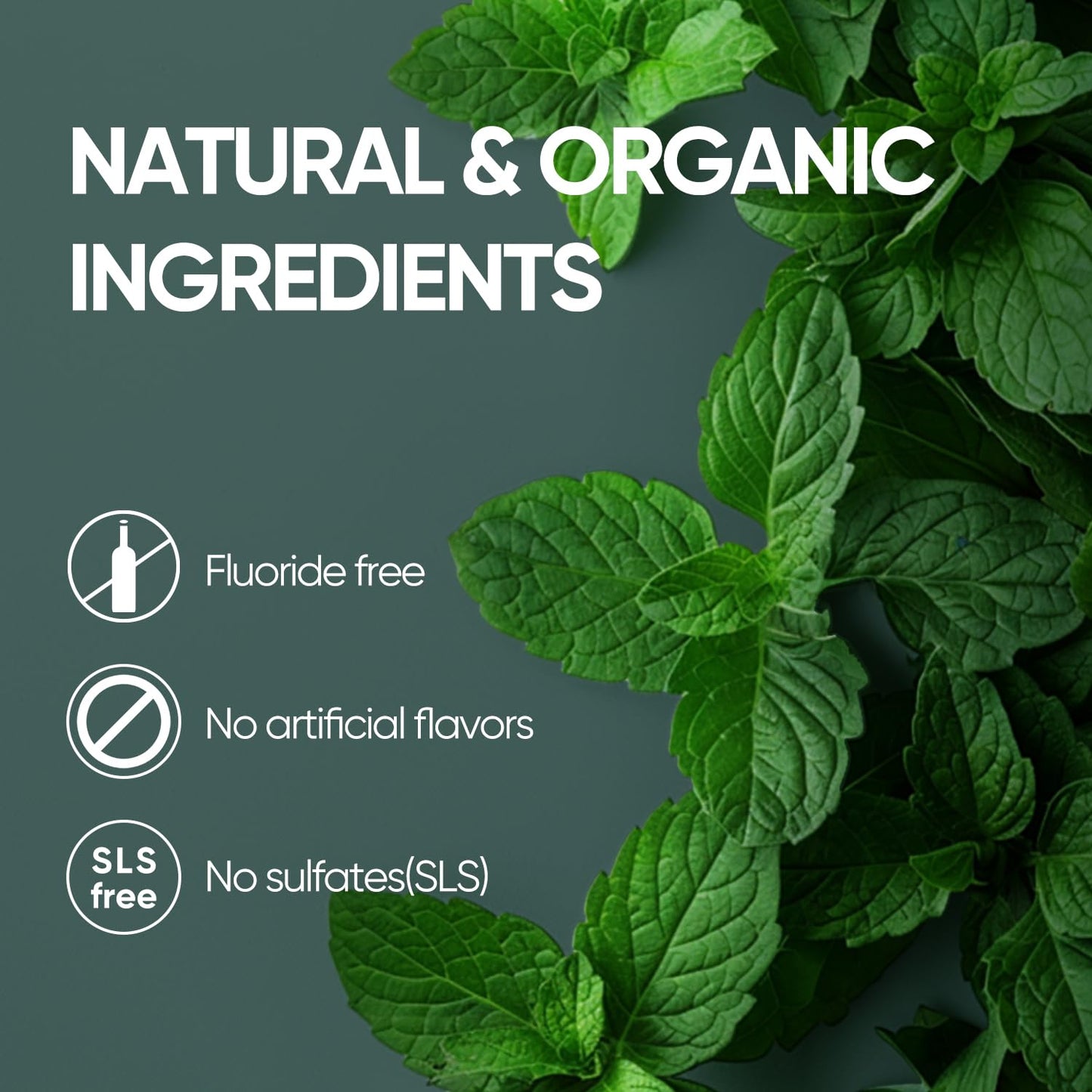 MySmile Toothpaste Tablets, Travel Friendly Mouthwash Tablets, Fluoride Free Toothpaste Tablets - Nano hydroxyapatite, Reduce Sensitivity, Natural Whitening, Remineralize Teeth, Fresh Breath. 45Tabs