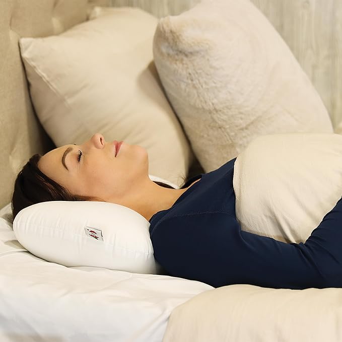 Core Products Travel Pillow, Orthopedic Neck Support, Airplane Travel, Packable, Portable Use Sitting or Sleeping