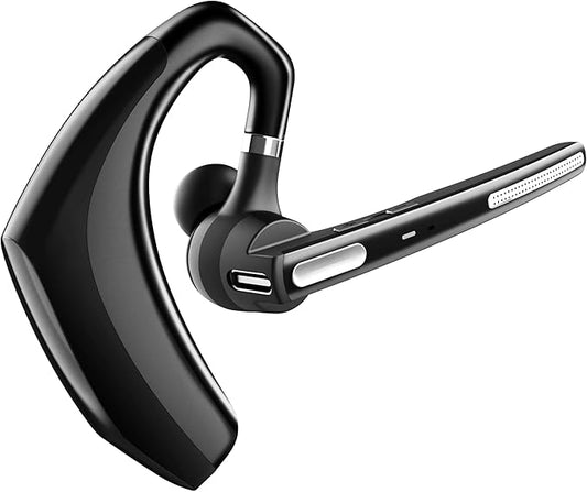 Bluetooth Headset ,Wireless bluetooth earpiece with ENC Noise Cancelling Mic, 110H Playback, Bluetooth 5.1 Dual Connectivity, Wireless Headphones Compatible iPhone/Android/PC (Office/Driving)
