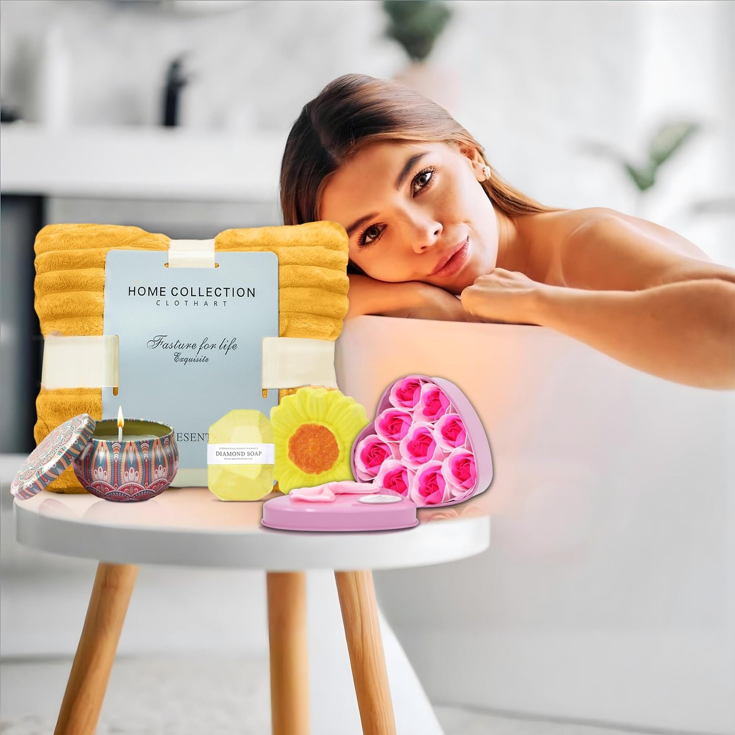 Mzoyell Get Well Soon Gift Baskets for Women, Get Well Gifts for Women After Surgery Care Package 9pc, Self Care Gift Set, Thinking of You Feel Better Gift Box for Sick Friend(Sunflower Gifts)