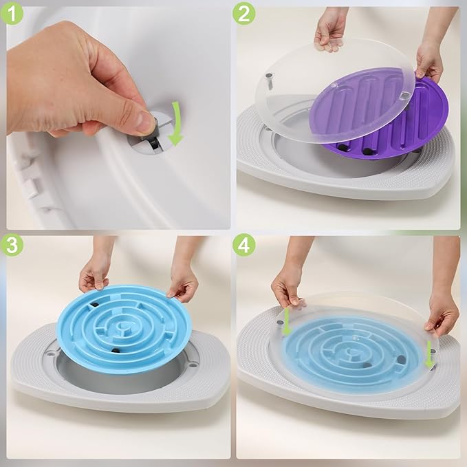 Balance Board with Maze for Kids, 20 inch Labyrinth Wobble Board Rocking Seesaw Sensory Training with 2 Balls & 2 Replacement Labyrinth Disks, Non-Slip Pedals Indoor Outdoor for Boys Girls