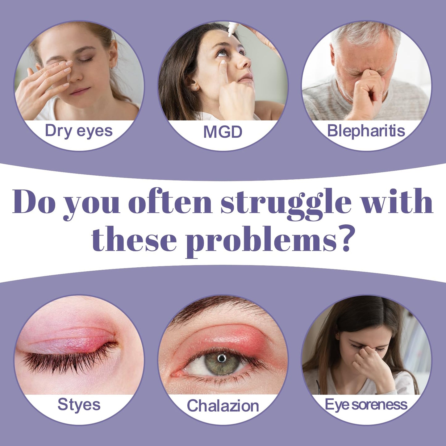 Aroma Season Silk Heated Eye Mask Cordless, 1500mAh Warm Eye Compress for Dry Eyes, Blepharitis, 4 Time Levels and 4 Temperature Settings, Washable (Navy Blue)