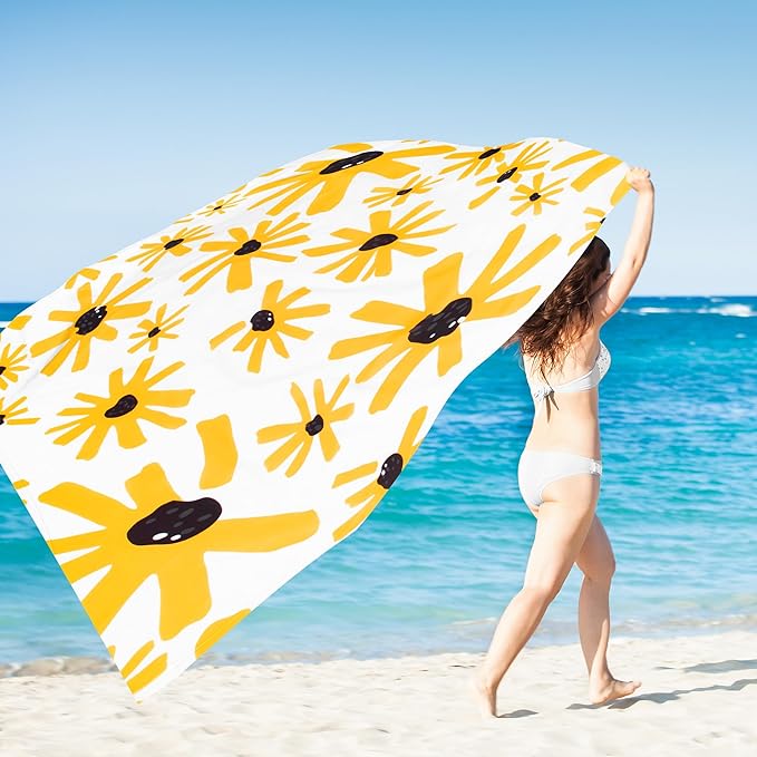 Beach Blanket, Waterproof Sandproof Beach Mat Lightweight Outdoor Picnic Blanket for Travel, Camping, Hiking