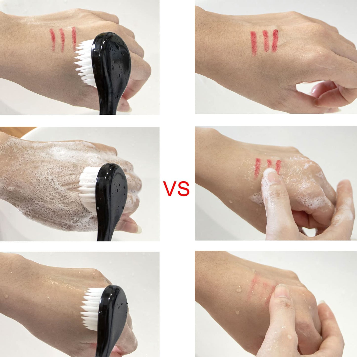 3 Pcs Facial Cleansing Brush, Useekoo Manual Face Brushes for Cleansing and Exfoliating, Face Scrubber to Massage, Deep Pore Exfoliation, Makeup Remove and Skin Care with Soft Bristles