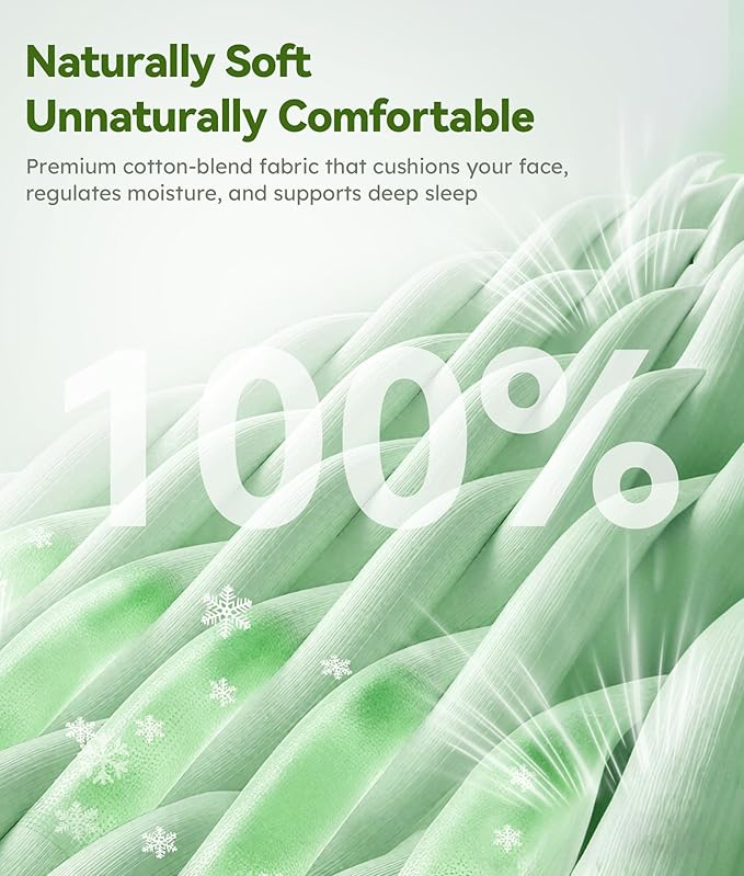 MUSICOZY Sleep Headphones Breathable Bluetooth Headband 3D Sleeping Headphones, Wireless Music Eye Mask Sleep Earbuds for Side Sleeper Women,Men Office Air Travel Cool Tech Gadgets Unique Gifts Green