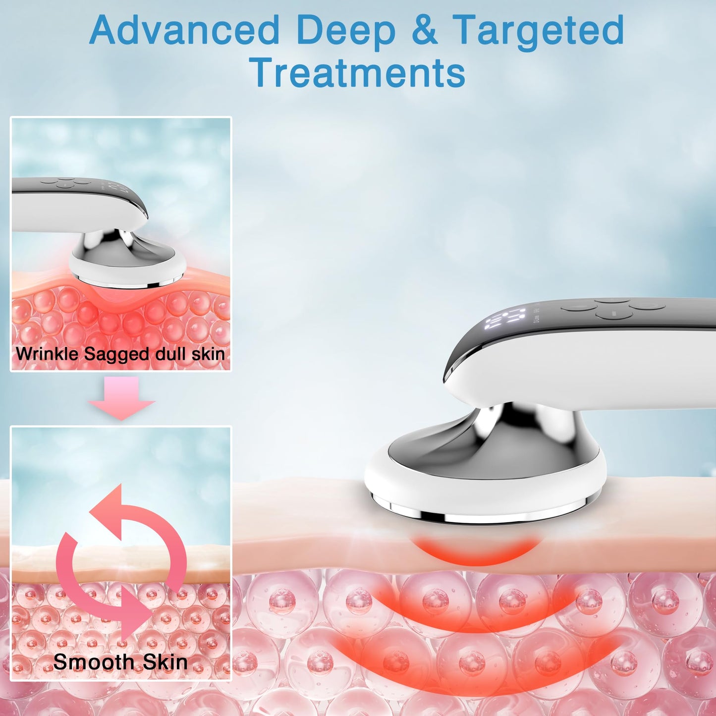 Body Sculpting Machine, Cordless Handheld Body Massager for Belly, Waist, Leg, Butt, Arm - Gifts for Women Mum