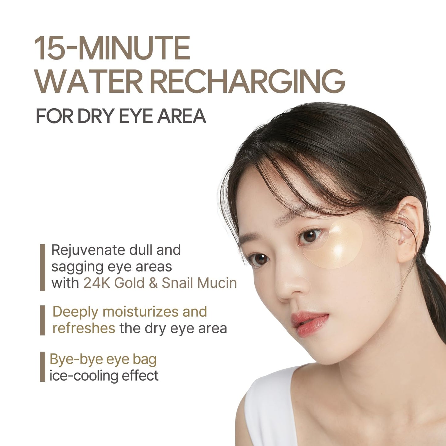 Gold & Snail Hydogel Eye Patch 60ea (30pairs)