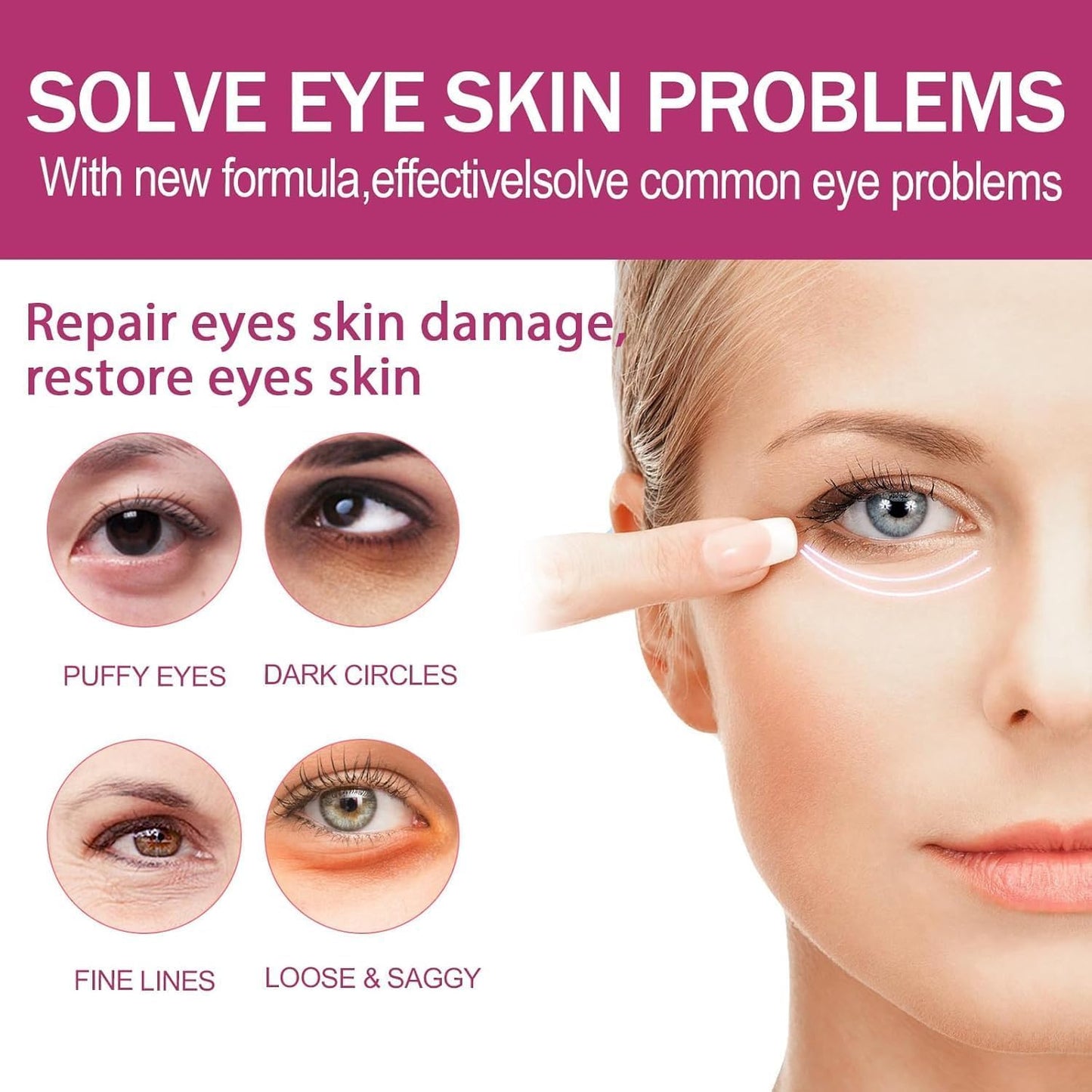 Calcium Multi Balm, Calcium Volume Multi Balm, Wrinkle Core Stick, Korean Collagen Moisturing Stick, Anti-aging, Hydrating, Firming Skin, Suitable for Eyes