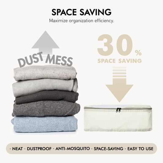 WVM Packing Cubes for Travel, 8-Piece Luggage Organizer Set with Shoe Bag, Toiletry Bag & Laundry Bag, Beige