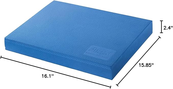 AIREX Balance Pad – Stability Trainer for Balance, Stretching, Physical Therapy, Exercise, Mobility, Rehabilitation and Core Training Non-Slip Closed Cell Foam Premium Balance Pad