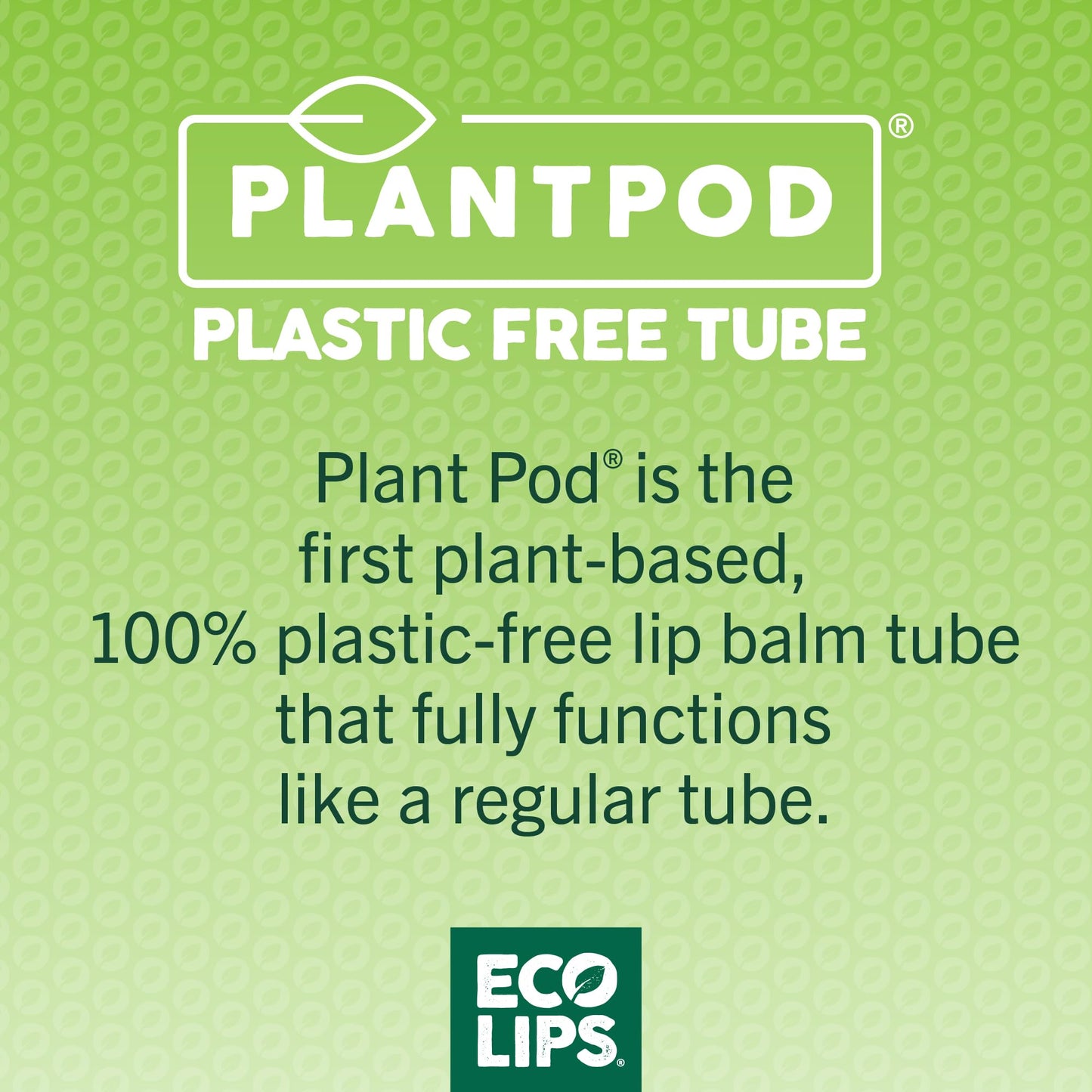 Eco Lips Bee Free Variety Pack Vegan Lip Balm | Candelilla Wax, Cocoa Butter & Coconut Oil Lip Care. Soothe & Moisturize Dry, Chapped Lips - 100% Plastic-Free Plant Pod Packaging - Made in USA