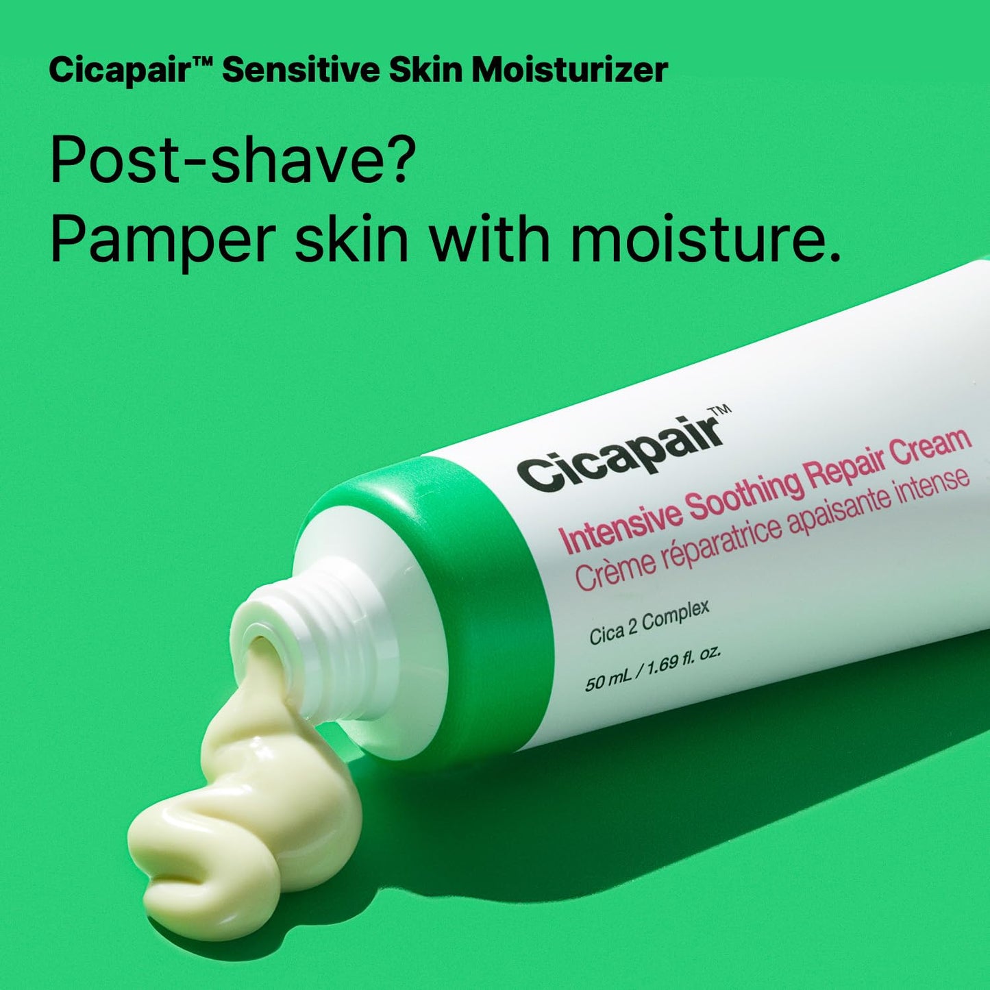 Dr.Jart+ Cicapair Sensitive Skin Korean Face Moisturizer for Redness and Barrier Repair with Centella Asiatica | Korean Skin Care | Travel Size, 0.51 Fl Oz