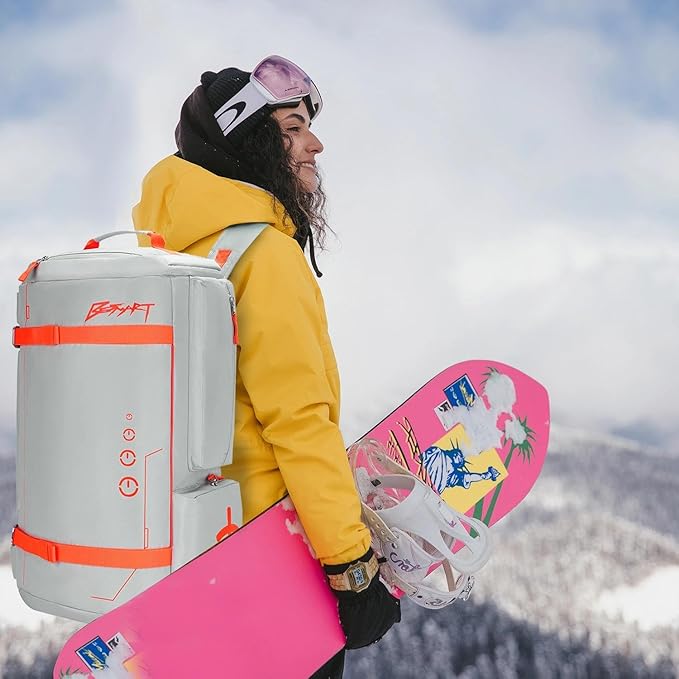 BE SMART 40L Extra Large Gym Backpack for Men, Big Gym Bag with Shoes Compartment, Waterproof Heavy Duty Duffel Bags, Men's Workout Backpacks for Outdoor Sport,Hiking,Camping,Travel