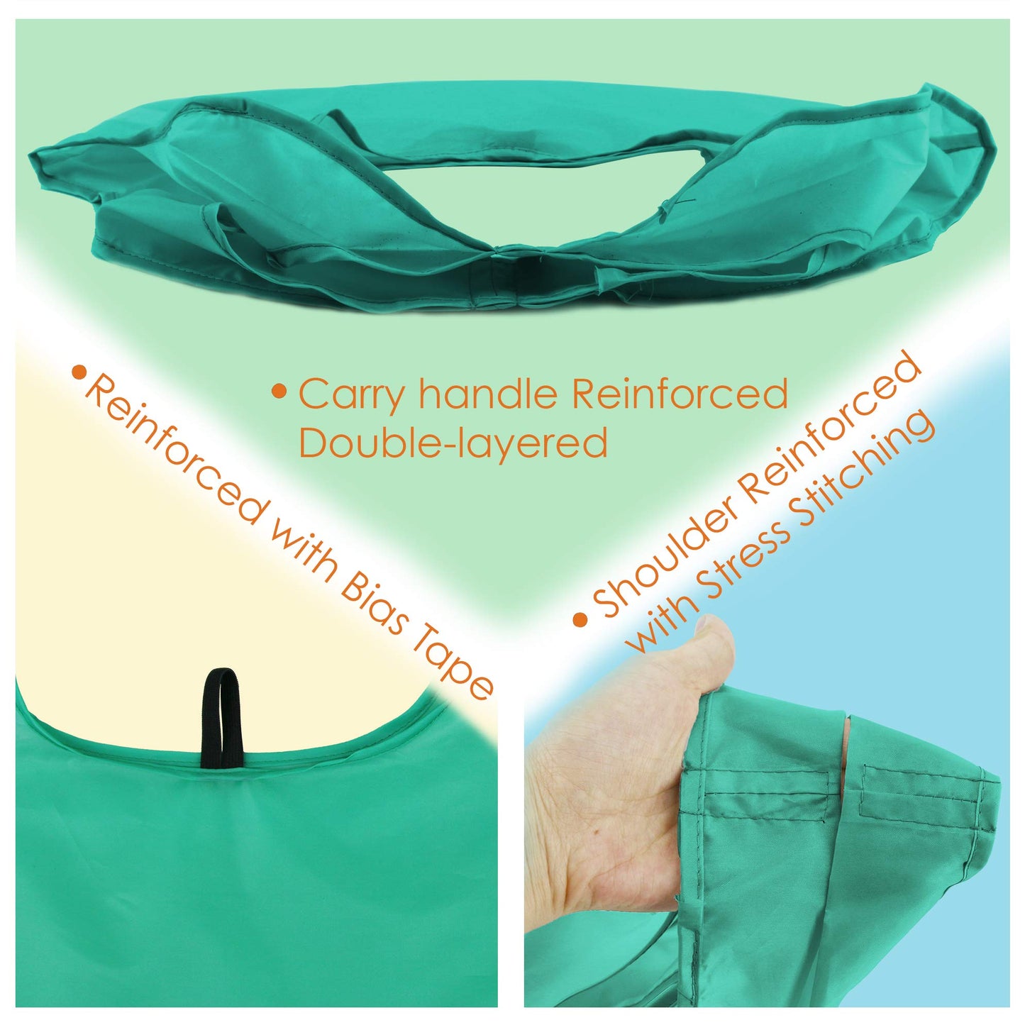 BeeGreen Reusable-Grocery-Bags-Foldable-Machine-Washable-Reusable-Shopping-Bags-Bulk Colorful 10 Pack 50LBS Extra Large Folding Reusable Bags Totes w Zipper Storage Pouch Lightweight Polyester Fabric