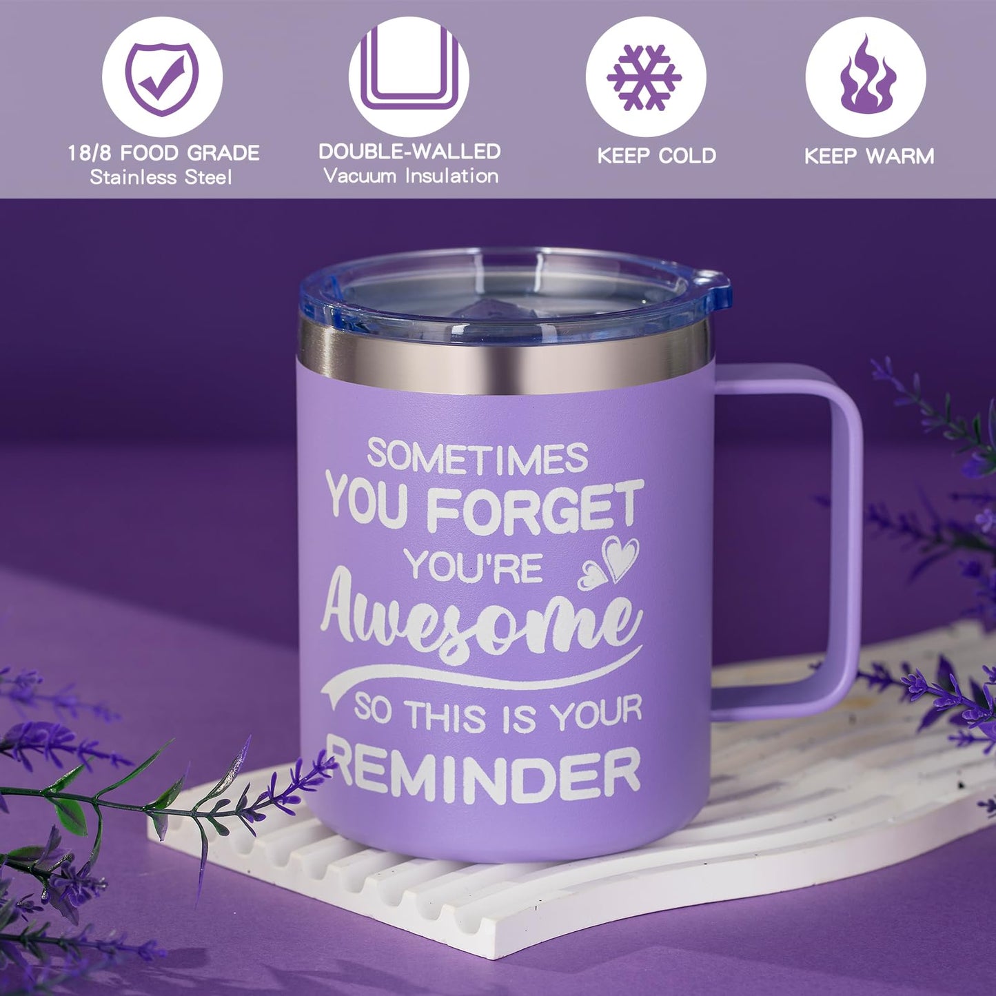 Gifts Basket for Women & Teen Girls Purple Relaxing Bath Gifts Basket Set Birthday Gifts Ideas for Women Relaxing Spa Gifts Self Care Gifts Box for Female Friends Gift