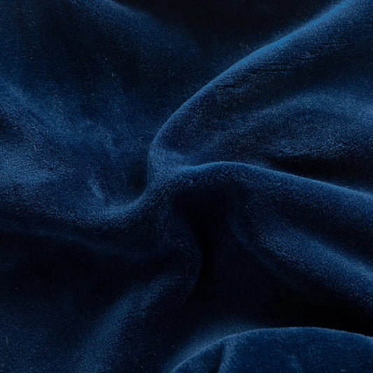 Makimoo Inflatable Travel Pillow, Neck Pillow Support for Traveling, Airplanes, Cars, and Offices with Compact Carrying Bag, Soft Velvet Washable Cover, Ideal for Adult Sleepers (Blue)