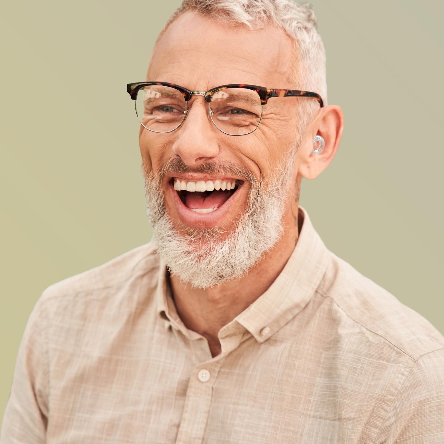 Yawsoy Reusable Ear Plugs, Low-/Mid-Level Noise Reduction Earplugs with Clear Speech for Conversation, Work, Social Gatherings & Noise Sensitivity, 15-18 dB (SNR), 6 Pair Ear Tips in S/M/L, Clear