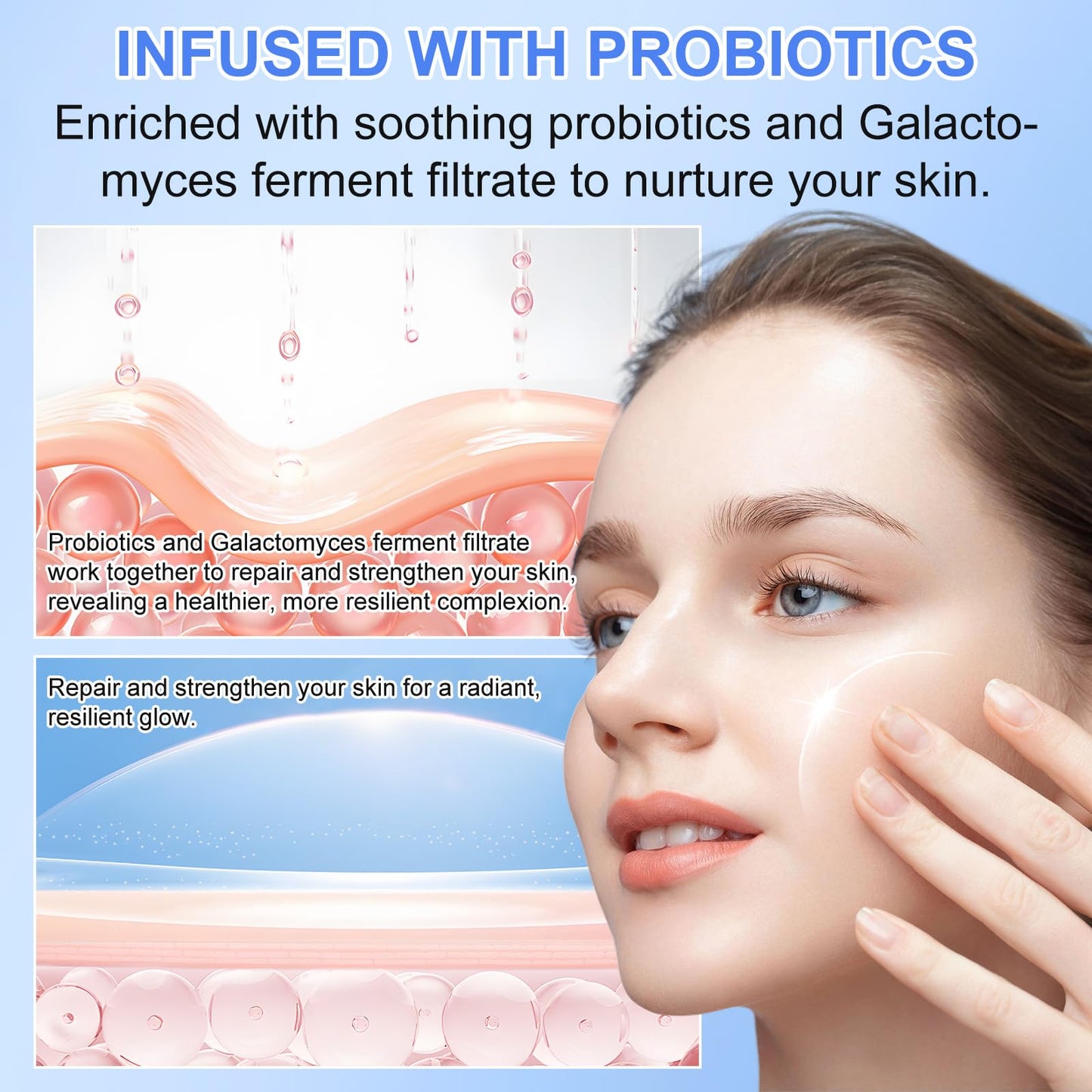 Collagen Face Mask, Bio-Collagen Deep Hydrating Overnight Mask with Hyaluronic Acid, Anti Wrinkle Lifting Mask for All Skin Types, Anti Aging Facial Mask,Pore-Minimizing,Firming&Elasticity(6 PCS)