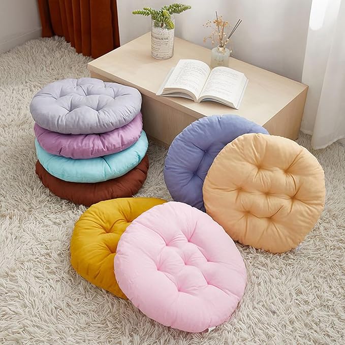 12 Pcs 16 Inch Floor Pillows Cushions for Kids, Toddlers, Adults - Flexible Seating Pillows for Classroom, Home, School - Reading, Playing Chair Cushions (Bright Color)