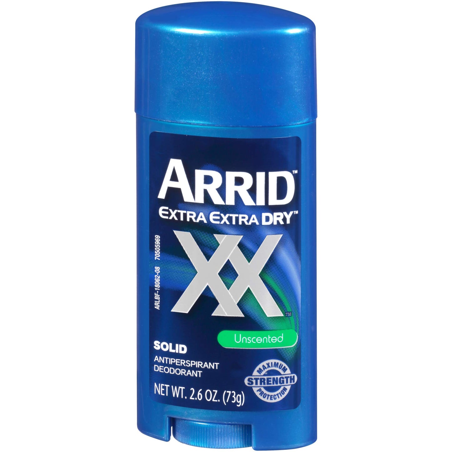 Arrid XX Antiperspirant/Deodorant Solid, Unscented, 2.7-Ounce Sticks (Pack of 6)