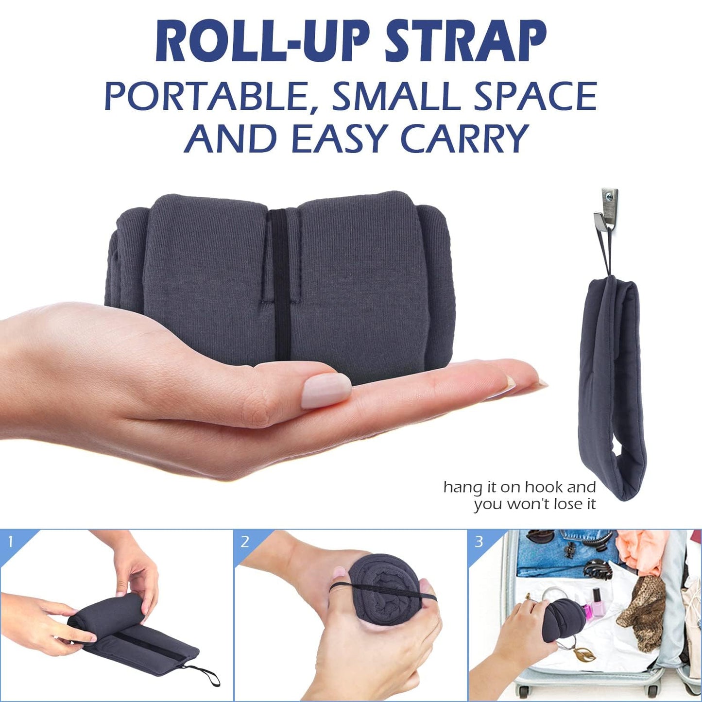 Mavogel Sleep Mask, Modal Material Eye Mask for Sleeping, Ultra Soft Skin Friendly Full Eye Covers for Women Men, Light Blocking Sleeping Mask for Travel Yoga Nap, Fully Adjustable Strap, Dark Grey