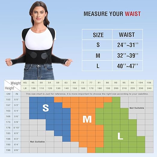 Back Brace Posture Corrector for Women and Men with Spine Vertical Alignment System, Lower Back Pain Relief, Back Straighter Instant Posture Corrector - Scoliosis