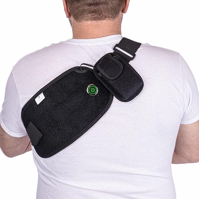 Battery-Powered Far Infrared Waist Wrap - Natural Pain Relief for Menstrual Cramps, Back Pain & Muscle Tension - Portable & Adjustable