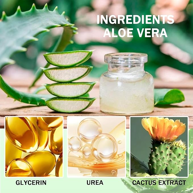 8PCS Organic Aloe Vera Gel for Face and Body,Moisturizing After Sun Lotion,Hydrating Travel Size Moisturizer,No Sticky Pure Aloe Gel for Hair,Skin,After Wax Care and After Sun Care