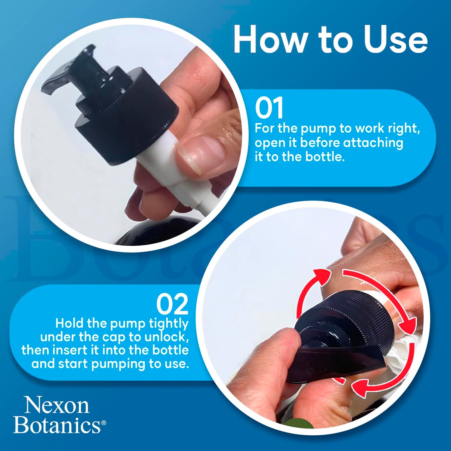 Organic Vitamin E Oil Blend 8 fl oz - Made from Pure, Natural Oils for Skin, Scars & Face - Aceite de Vitamina E - Nexon Botanics