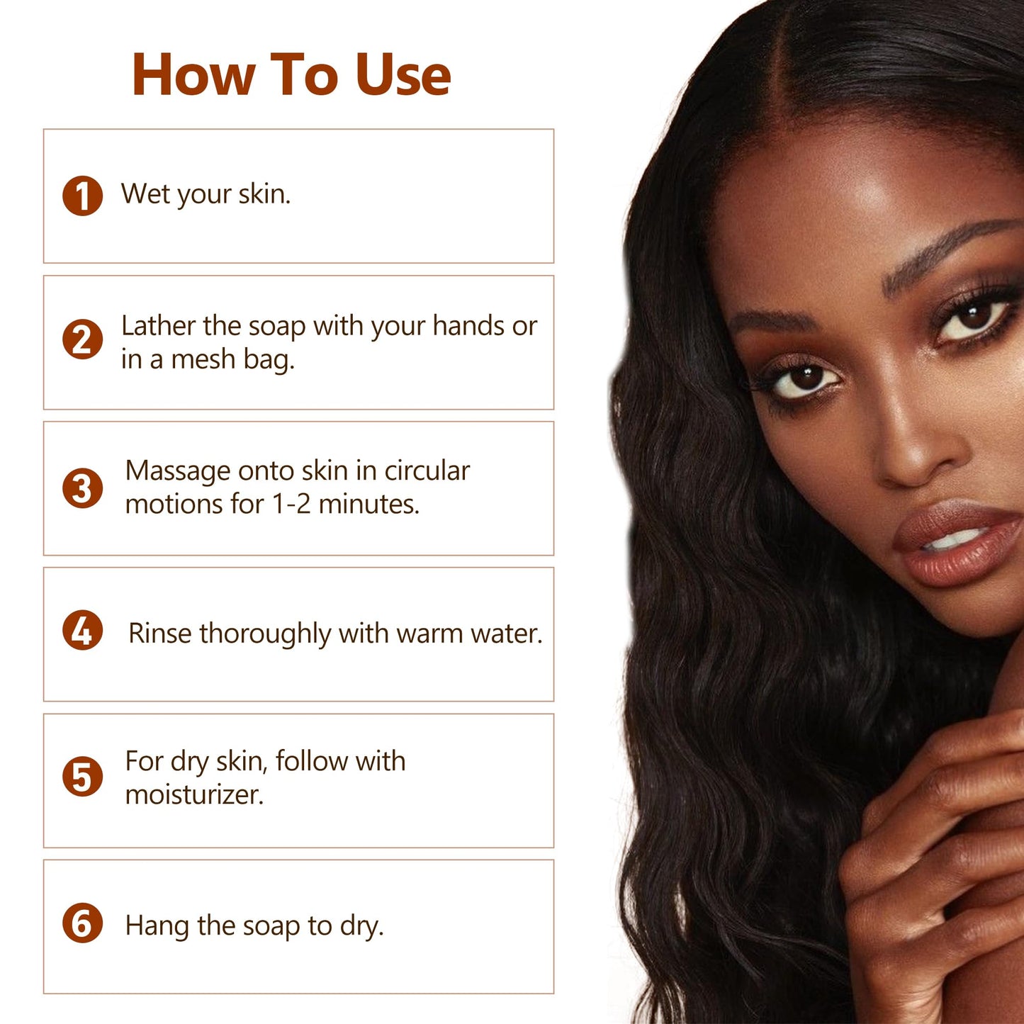 PALFICAB Papaya Soap Face & Body Wash, Natural Gentle Exfoliation Soap for All Types – Reduce Acne, Cleanse Scars & blackhead – with Papaya, Coconut Oil & Shea Butter, Purple Foaming Net, 3 Bars