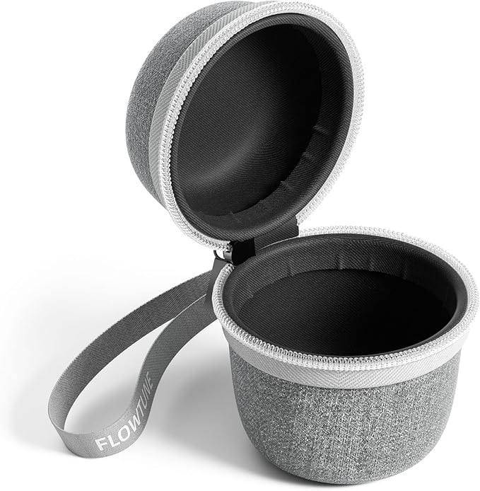 Portable Travel Case for FLOWTUNE Mini White Noise Sound Machine with Reinforced Zipper & Compact Design for On-The-Go (CASE ONLY)