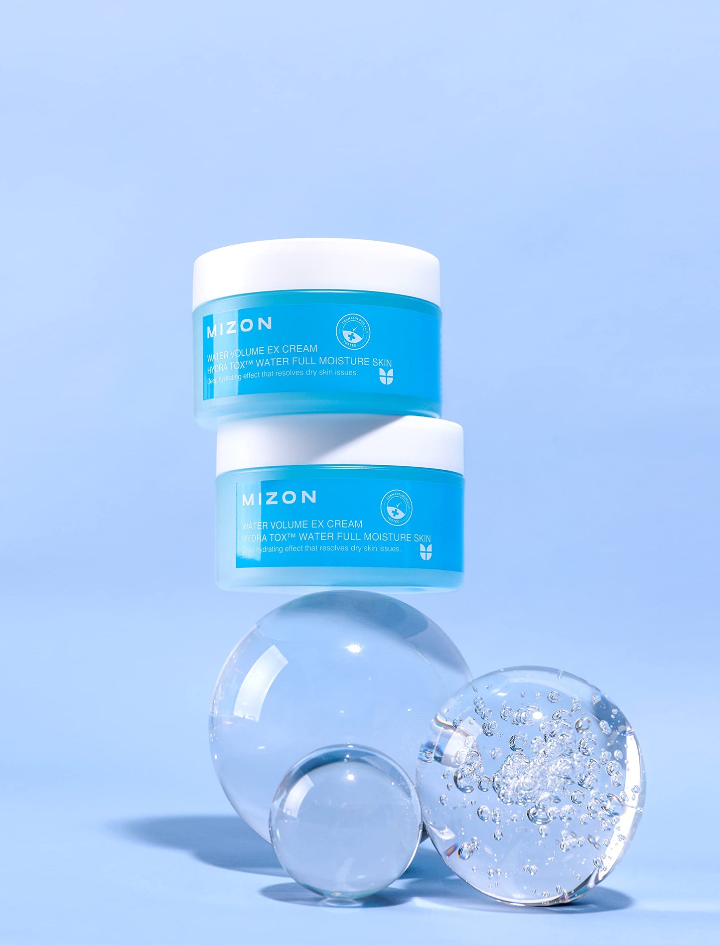 MIZON Water Volume EX Cream, Moisture Deep Hydration Cream Soft Skin Korean skin care (100ml/ 3.38 fl oz)