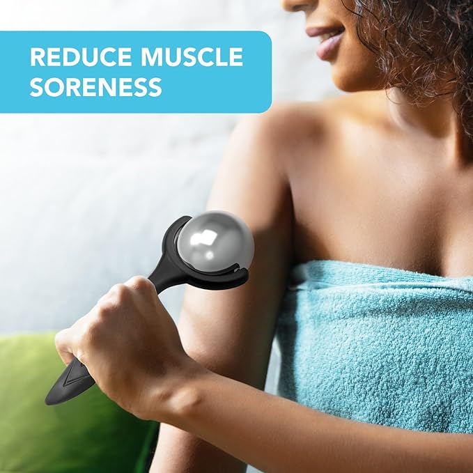 Cold & Hot Therapy Massage Balls – Set of 3 Ice and Heat Physical Therapy Tools for Deep Tissue, Myofascial Release, Trigger Point, Plantar Fasciitis - Back, Neck, Foot, Face, Muscle Pain Relief