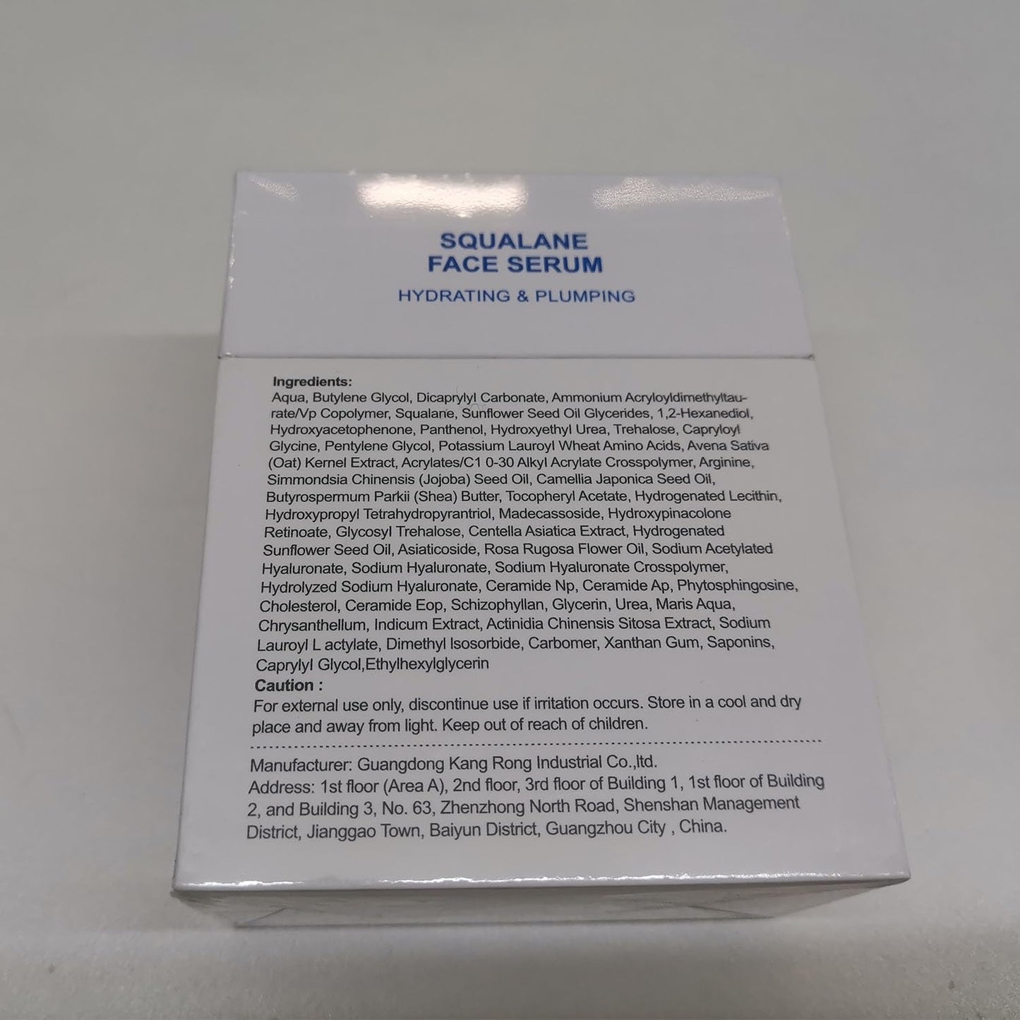 BACHERI Squalane Serum for Face # 15 Pcs/Box, with Vitamin E, Vitamin B5 and Vitamin A derivative, Moisturizing Serum Soft Ampoules to Smooth Dry and Sensitive Skin