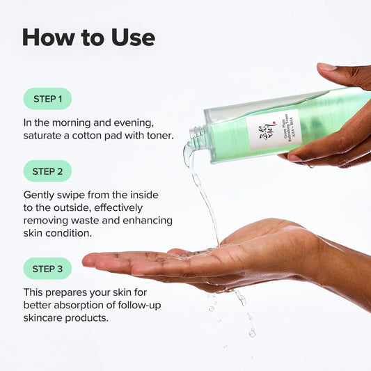 Beauty of Joseon Green Plum AHA BHA Toner Refreshing Facial Essence Moisturizer Mild Exfoliating Salicylic Acid for All Skin Types, Korean Skin Care for Men Women 150ml 5.27 fl.oz