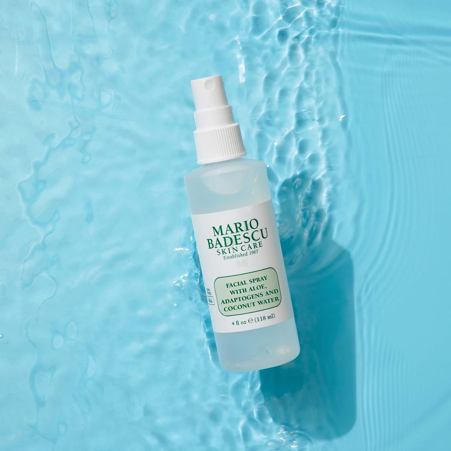 Mario Badescu Setting Facial Spray Mist with Aloe & Coconut Water, Refreshing and Hydrating Makeup Spray, Alcohol Free, Fragrance Free, Dye & Sulfate Free