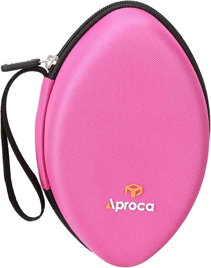 Aproca Hard Travel Storage Case for AILIHEN C8 / Tribit XFree Tune Headphones Folding Lightweight Headset (Red)