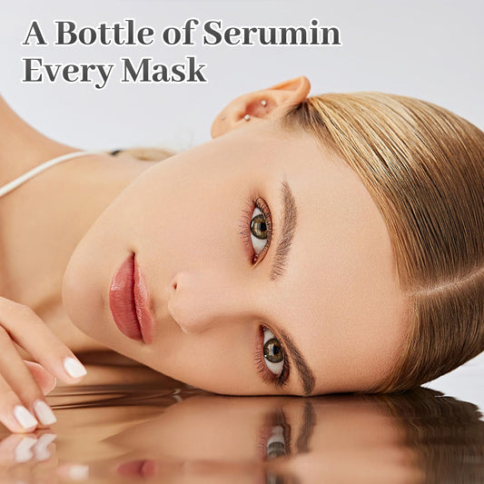 HEALOINE Hyaluronic Acid Face Mask with Niacinamide, Overnight Facial Mask Even Skin Tone Face Mask for Women, Hydrating, Moisture, Elasticity for All Skin Types Korean Skin Care 30g*10 ea