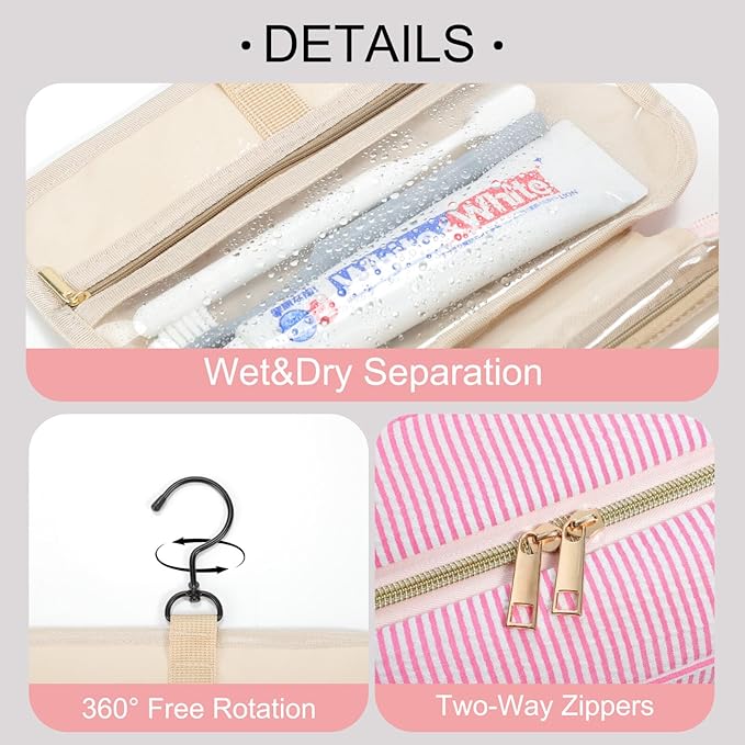 TOPEAST Travel Toiletry Bag Initial Makeup Bag for Teen Girls - Birthday Gifts for 7 8 9 10 11 12 13 14 15 16 17 18 Year Old Girls, Teen Girl Gifts Trendy Stuff - Letter L, Blue