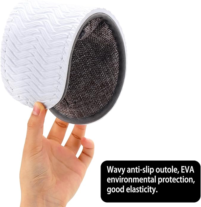 24 Pairs Spa Slippers Flip Flops Disposable Slippers for Hotel Guests Women Men Closed Toe Super Comfort White