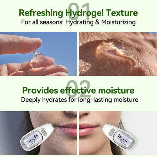 MISSEDSEN Pure & Organic Aloe Vera Gel for Sunburn Relief, After Sun Lotion for Face & Body Skin Care, Daily Facial Moisturizer & Acne Spot Treatment 7 OZ