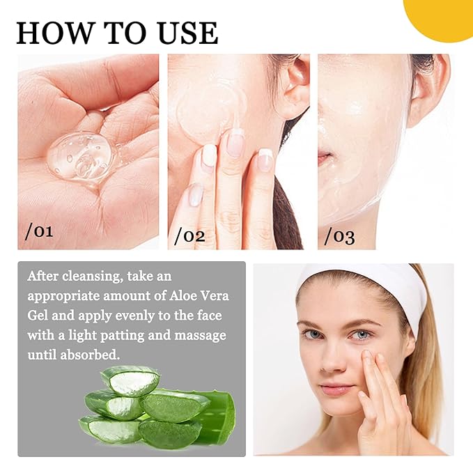 16PCS Organic Aloe Vera Gel for Face,Moisturizing Pure Aloe Lotion,Hydrating Travel Size Vera Gel for After Sun Care,Lightweight Body After Sun Lotion,Natural Organic Face Moisturizer