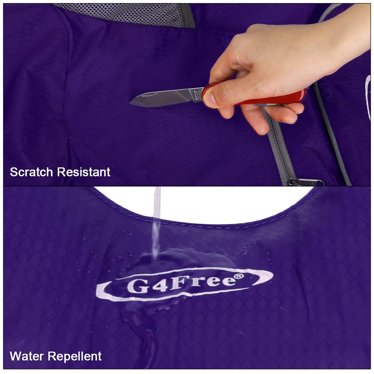 G4Free Lightweight Packable Hiking Backpack for Men Women Small Hiking Daypacks Foldable Shoulder Pack Casual Outdoor Bag 11L