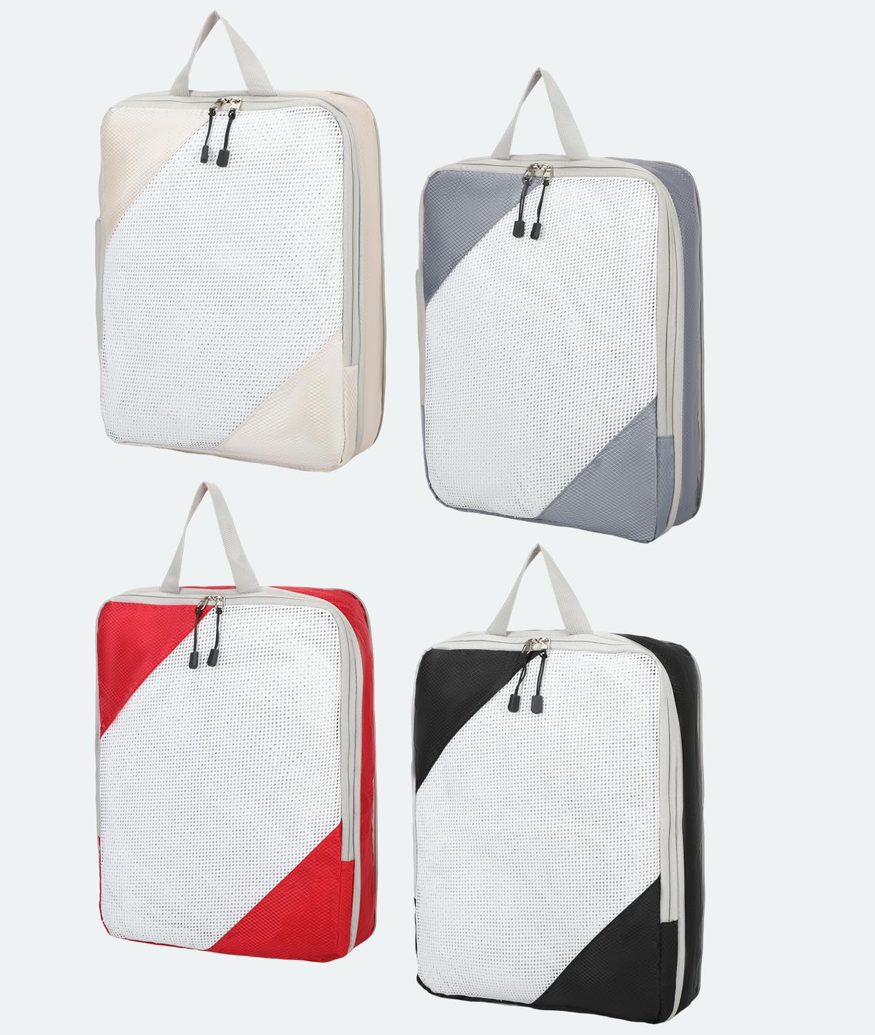 Barsine Large Compression Packing Cubes for Travel 4 Set Luggage Suitcase Organizer Bag Traveling Essentials