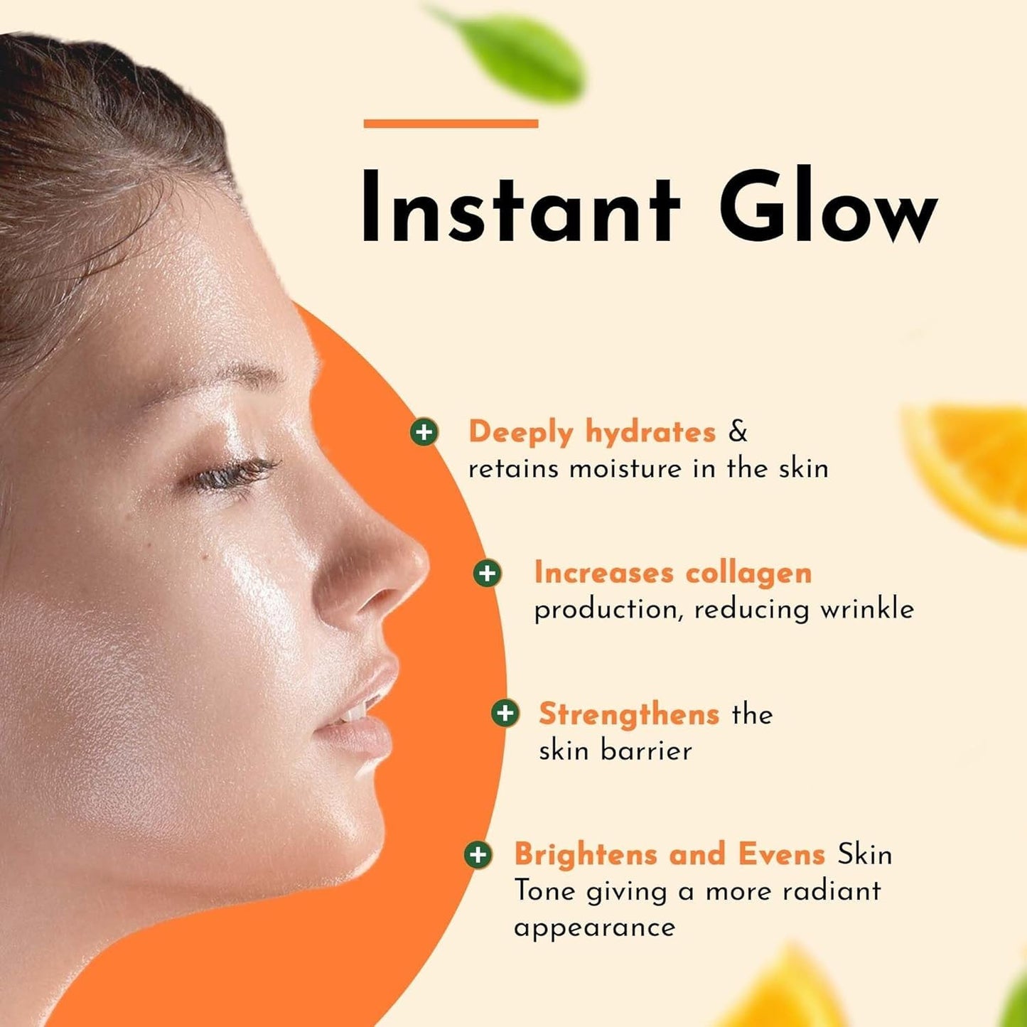 Clean Beauty Snail Mucin Serum Vitamin C Face Serum Anti Aging with Hyaluronic Acid Niacinamide Retinol MSM Aloe Vera & Ceramides - Korean Skin Care Dark Spot Remover for Glowing Skin - Pack of 2