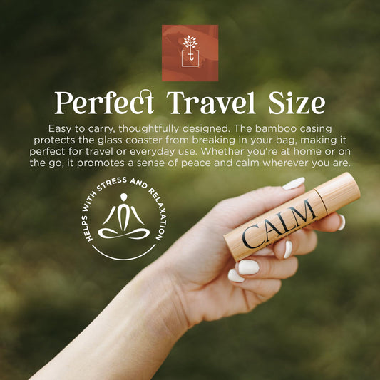 Soulistic Root Calm Essential Oil Roll On for Women – Aromatherapy Blend w/Lavender, Chamomile, Clary Sage – Rollerball for Relaxation, Self Care, Skin, Massage, Wellness & Gift Ideas – 10ml Bottle